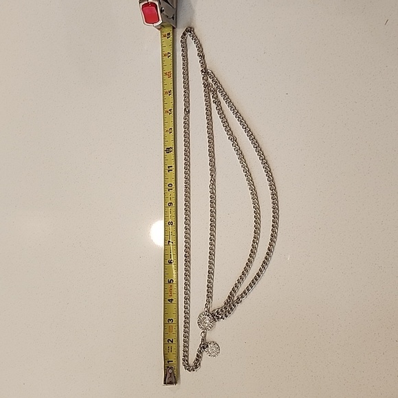 3/$25 Silver chain waist belt - Picture 1 of 5